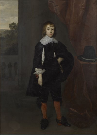 Porträt von Christopher Hatton von Cornelis Janssens van Ceulen